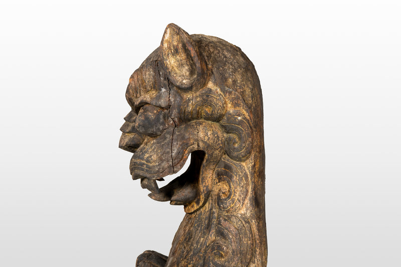 A Nepalese Lion Figure Guard