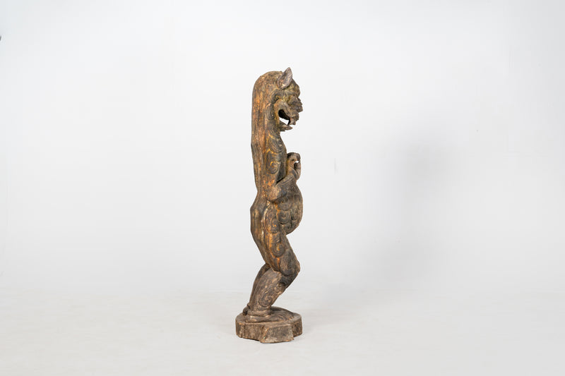 A Nepalese Lion Figure Guard