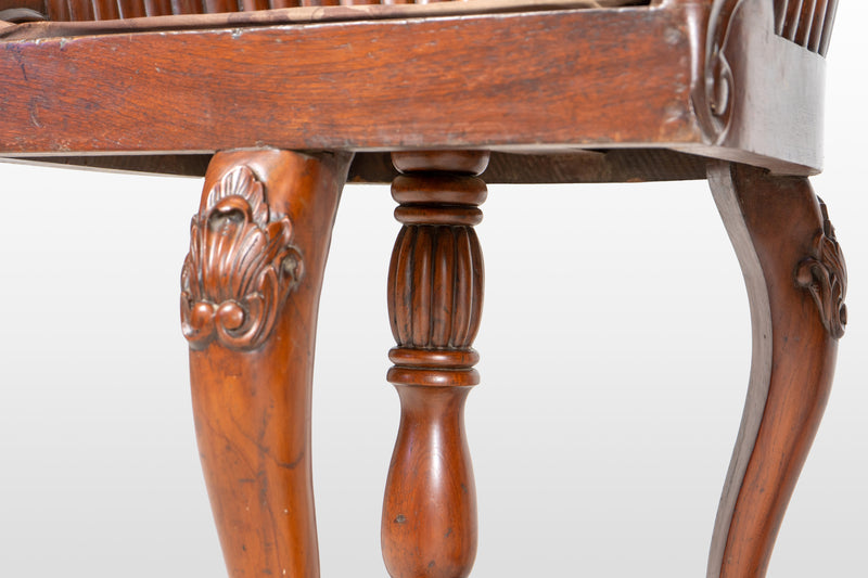 A Pair of Indian Art Deco Shell Chairs