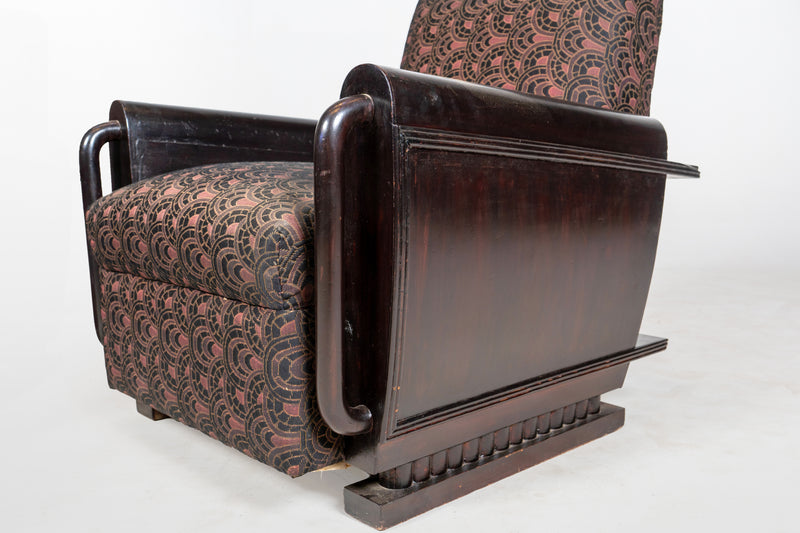 A Pair of Indian Art Deco Chairs