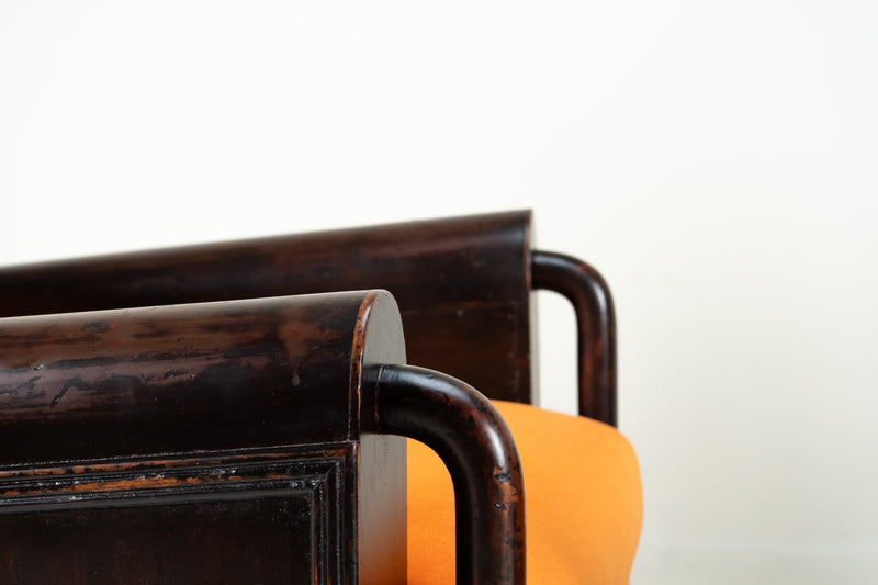 A Pair of Indian Art Deco Chairs