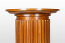A Teak Drum Shape Pedestal