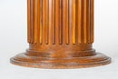 A Teak Drum Shape Pedestal