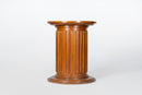 A Teak Drum Shape Pedestal