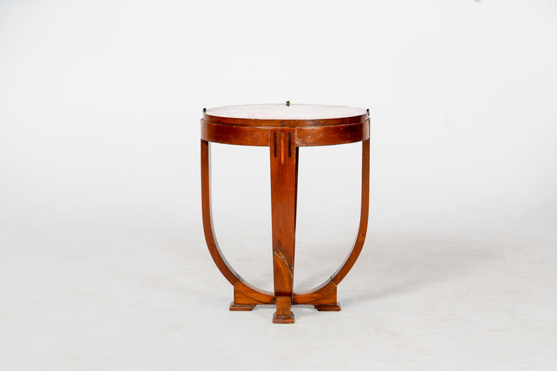 An Art Deco Pedestal Table