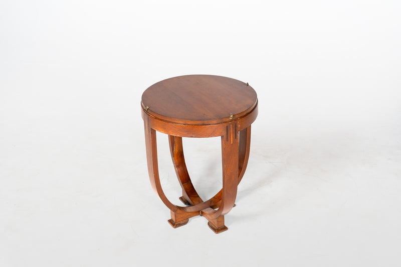 An Art Deco Pedestal Table