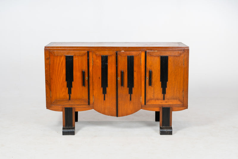 An Indian Art Deco Console With Two-Tone Finish