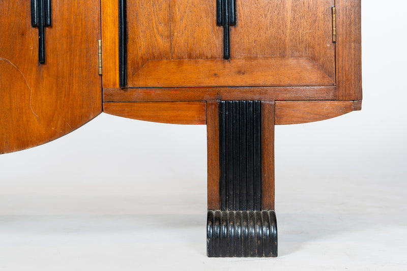 An Indian Art Deco Console With Two-Tone Finish
