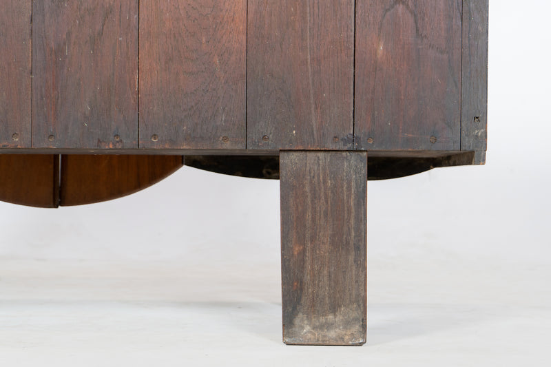 An Indian Art Deco Console With Two-Tone Finish
