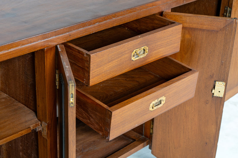 An Indian Art Deco Console With Two-Tone Finish