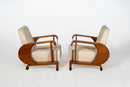 A Pair of Indian Art Deco Club Chairs