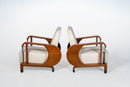 A Pair of Indian Art Deco Club Chairs