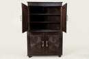 An Indian Art Deco Sunburst Cabinet