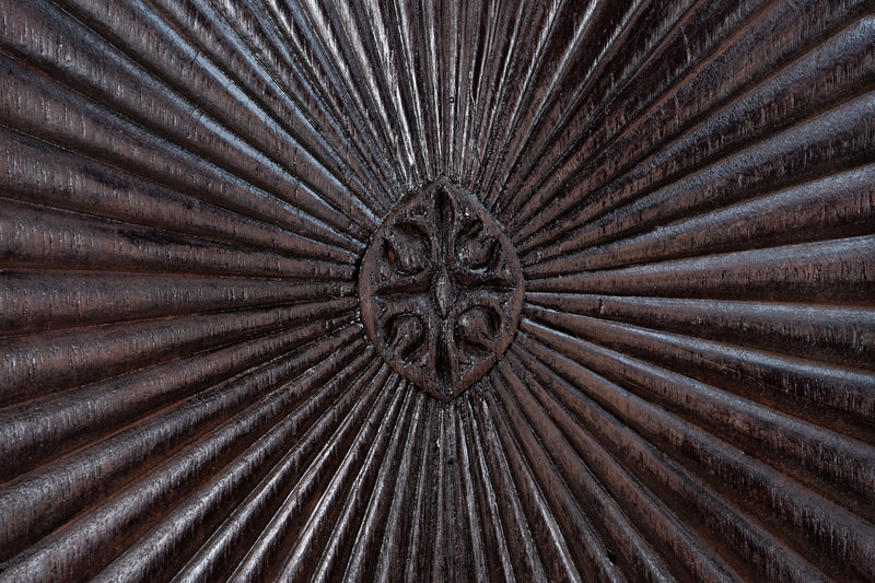 An Indian Art Deco Sunburst Cabinet