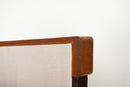 A Pair of Indian Art Deco Chairs with Zig-Zag Frame