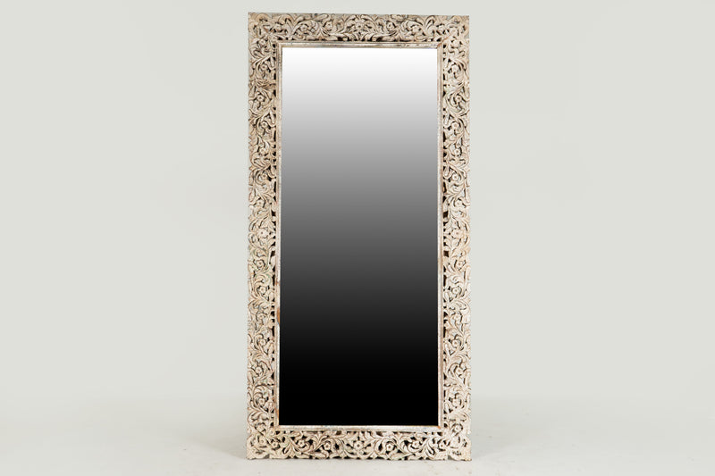 A Monumental Mirror with Frame