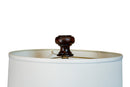 A Papermache Cylindrical Vase Lamp