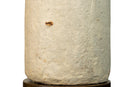 A Papermache Cylindrical Vase Lamp