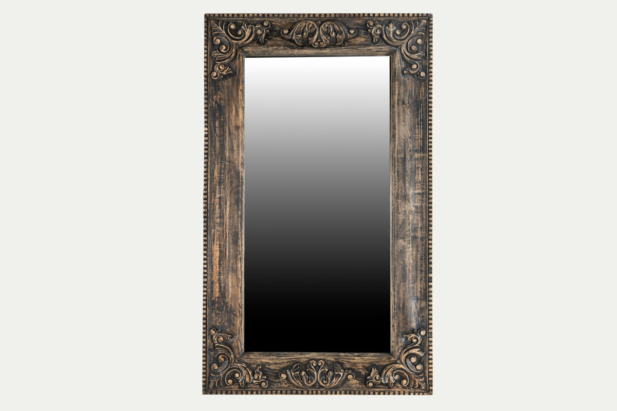 A Hand-carved Mirror Frame