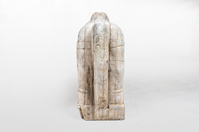 A Pair of Chinese Limestone Horses