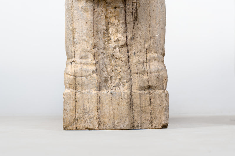 A Pair of Chinese Limestone Horses
