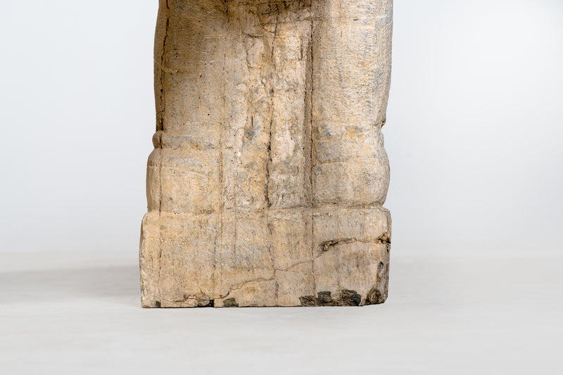 A Pair of Chinese Limestone Horses
