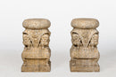 A Pair of Limestone Bases