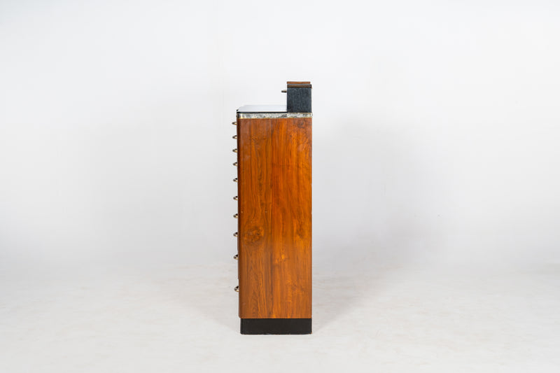 An Indian Art Deco File Cabinet