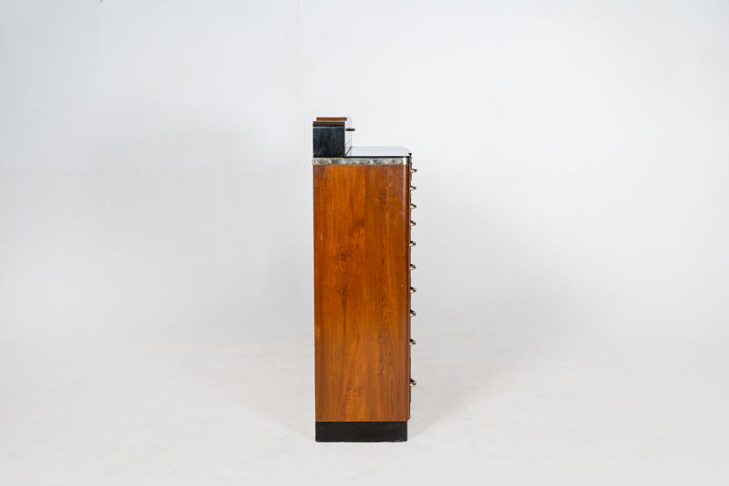 An Indian Art Deco File Cabinet