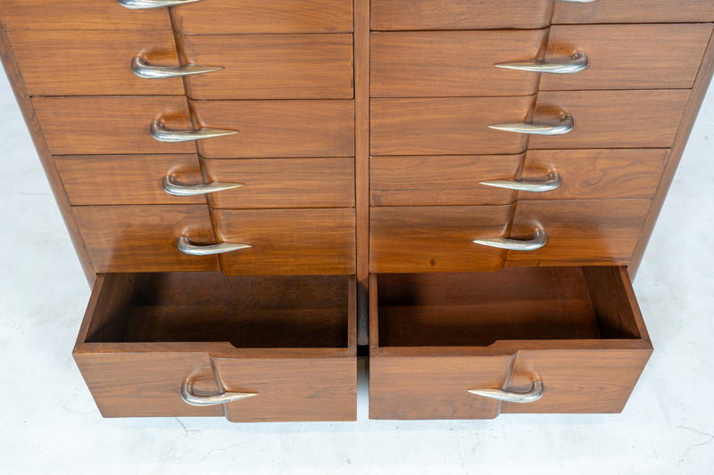 An Indian Art Deco File Cabinet