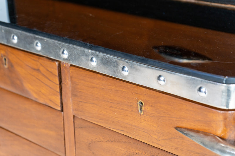 An Indian Art Deco File Cabinet