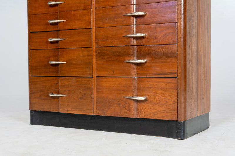 An Indian Art Deco File Cabinet