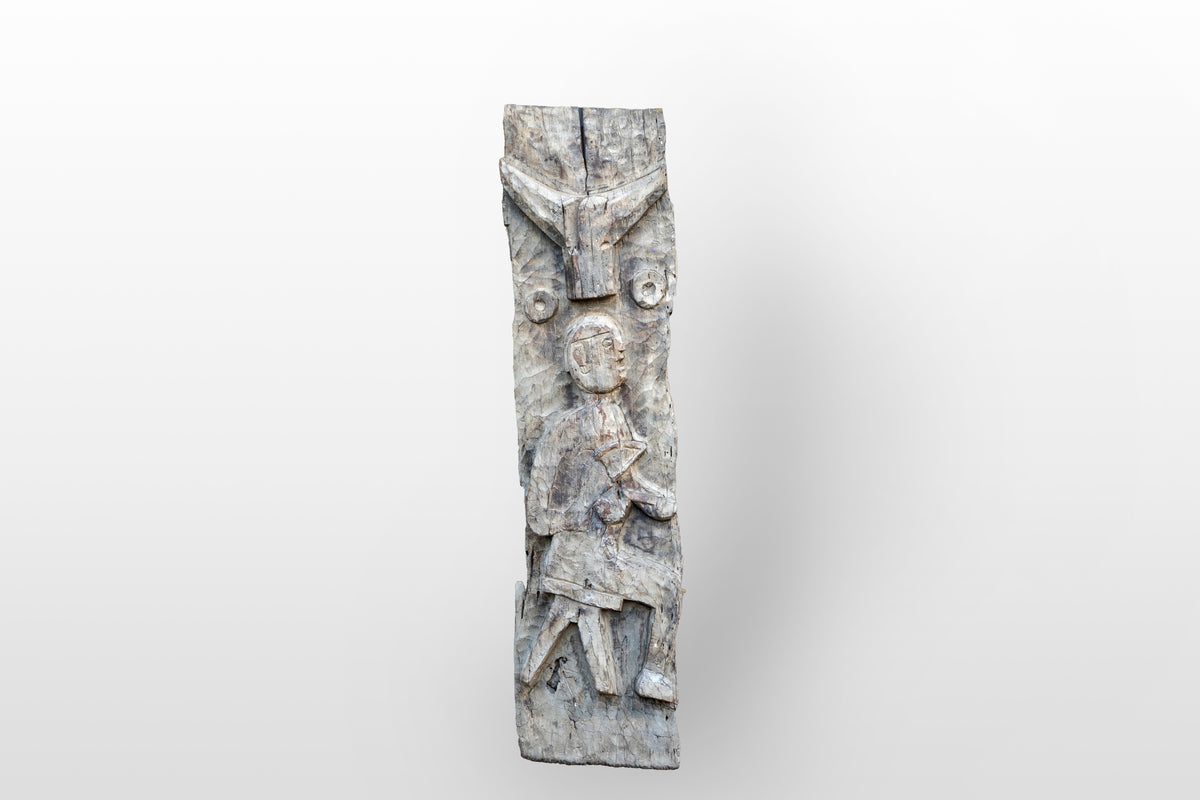 A Carved Naga panel
