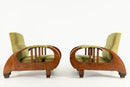 A Pair of Indian Art Deco Lounge Chairs