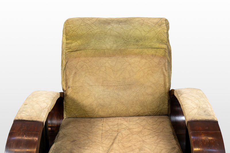 A Pair of Indian Art Deco Lounge Chairs