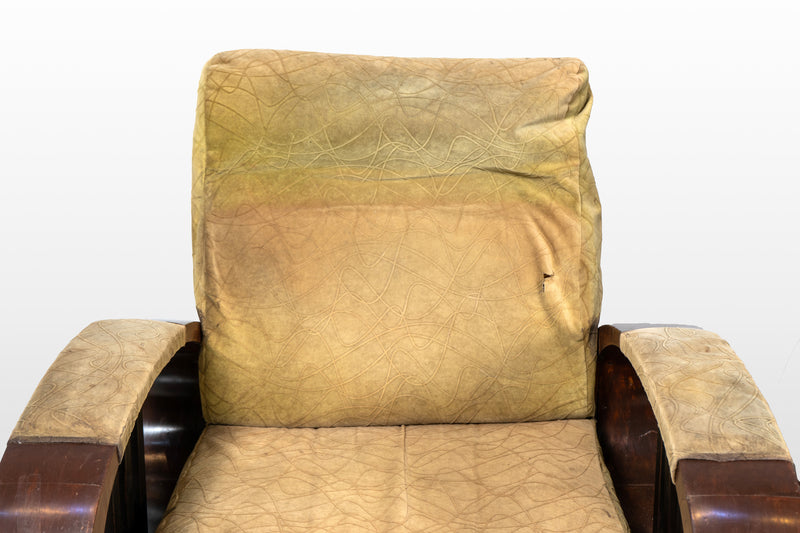 A Pair of Indian Art Deco Lounge Chairs