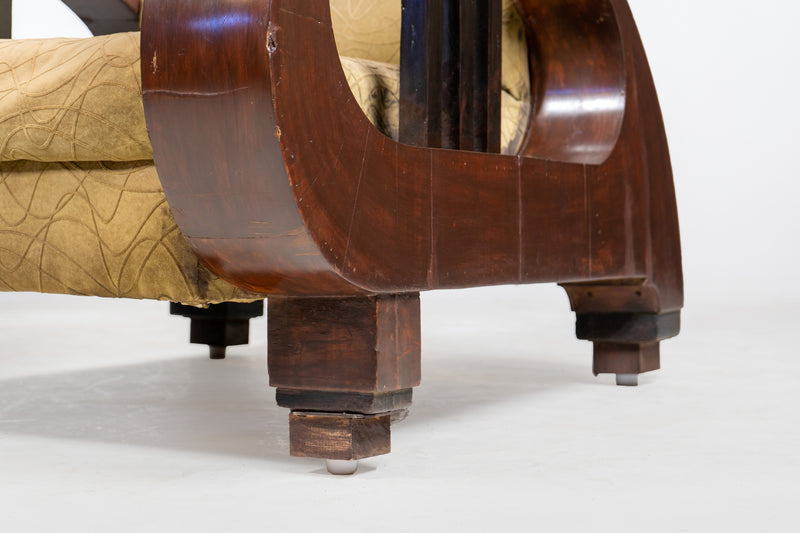 A Pair of Indian Art Deco Lounge Chairs