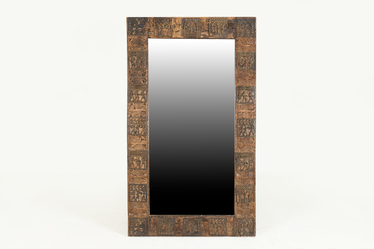 A Hand-carved Mirror Frame