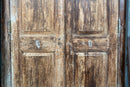 A Wooden Bone-inlaid Door