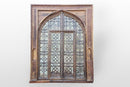A Monumental Indian Entrance Door with Zinc Inlaid