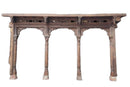 An Indian Architectural Arcade With Three Arches