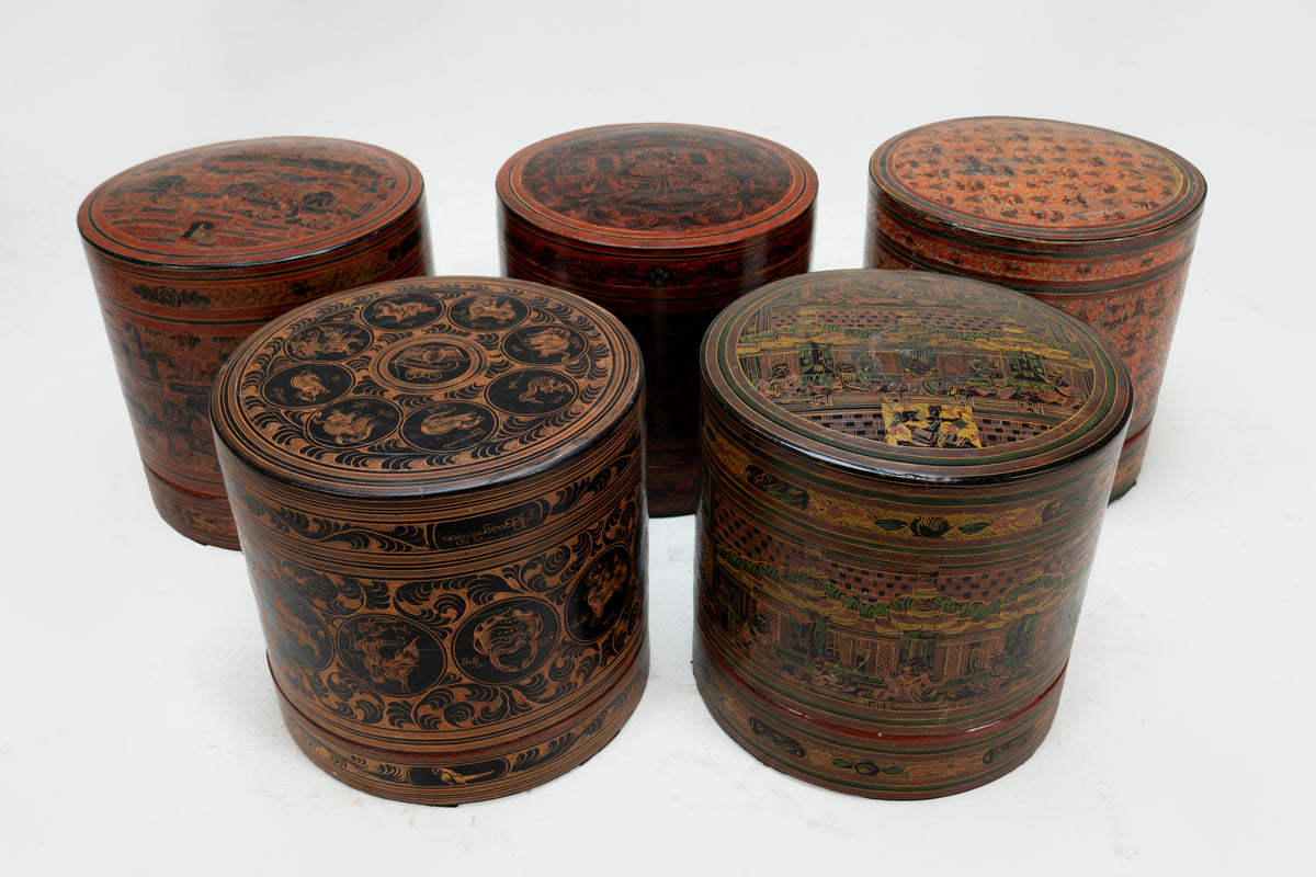 A Burmese Betel Nut Box 9"