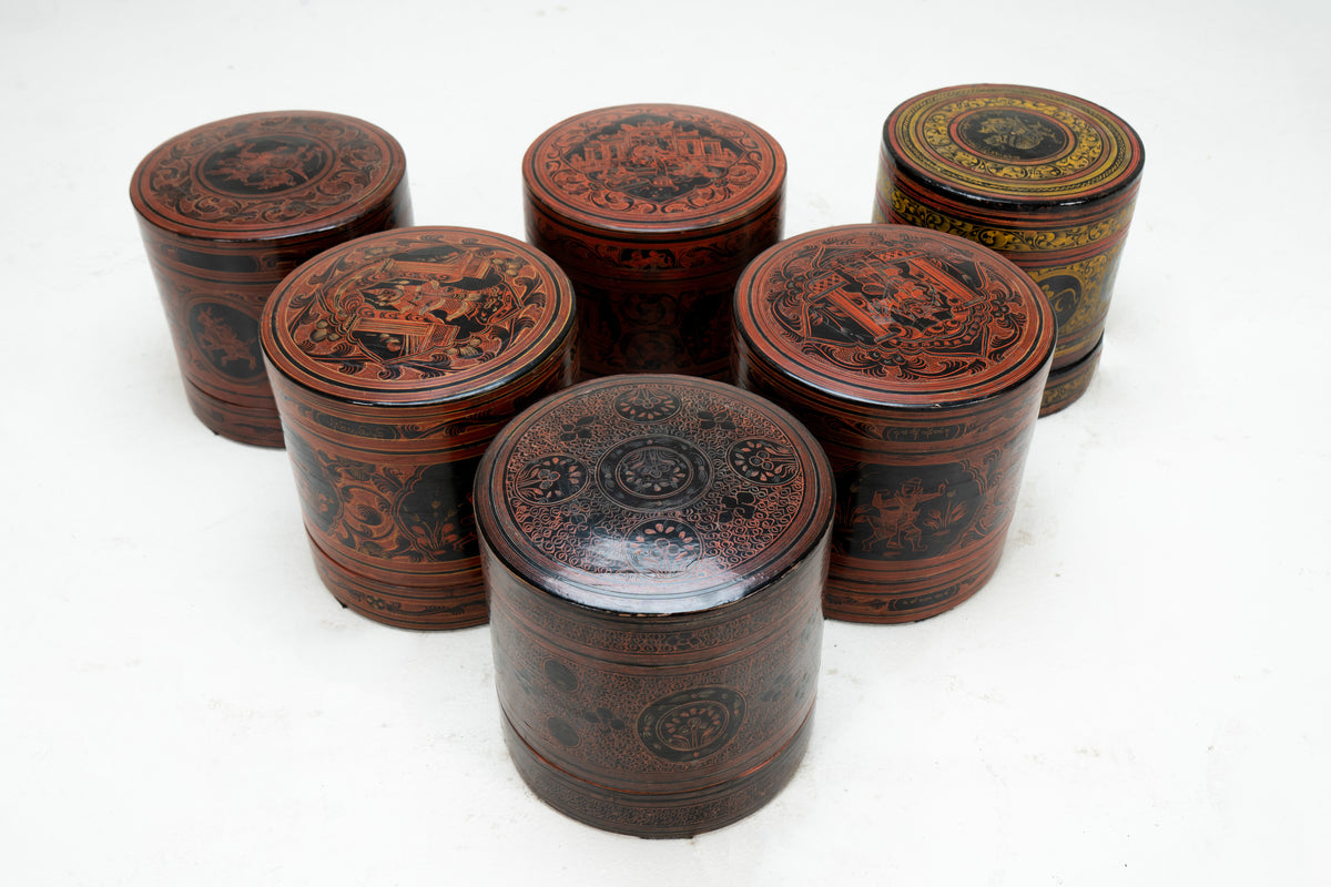 A Burmese Betel Nut Box