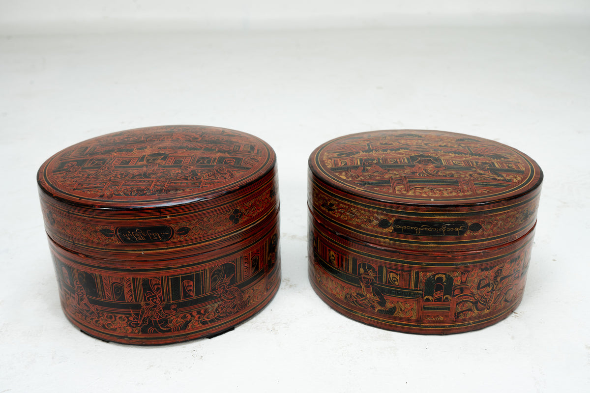 A Burmese Betel Nut Box