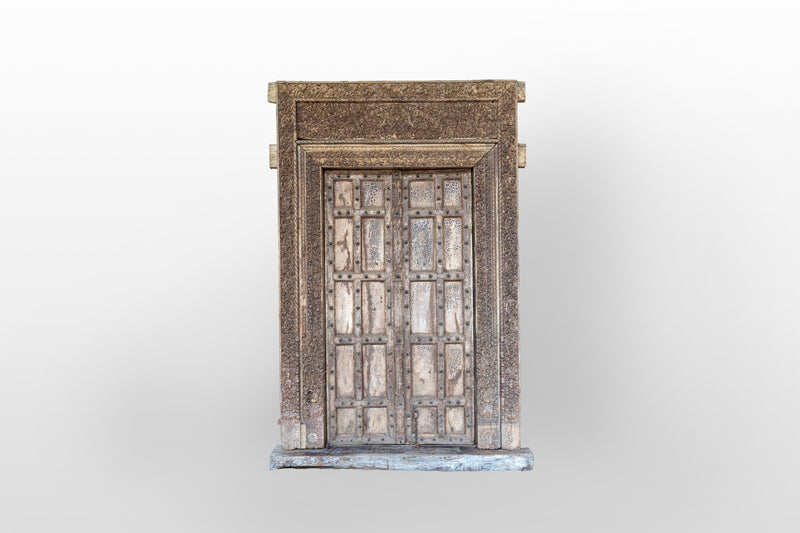 A Teak Indian Entrance Door
