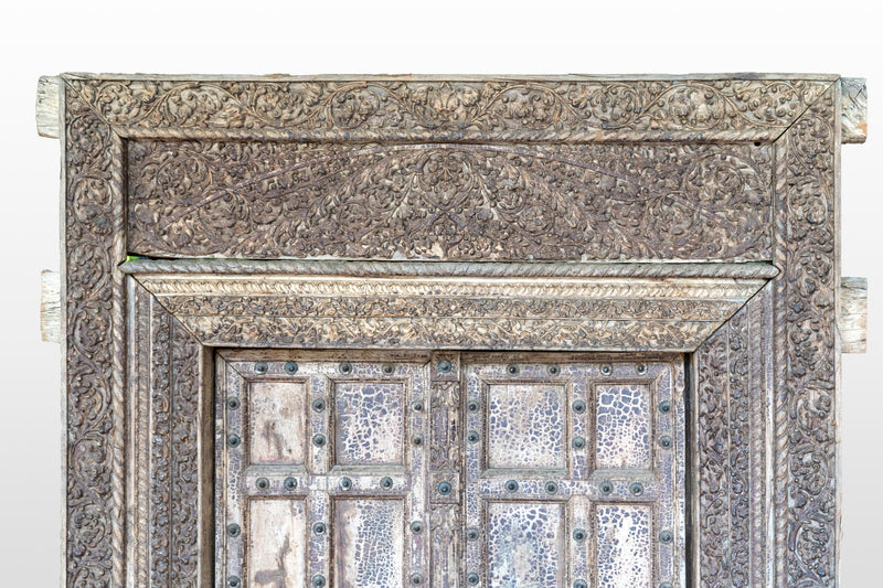 A Teak Indian Entrance Door