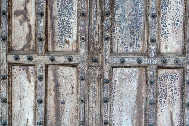 A Teak Indian Entrance Door