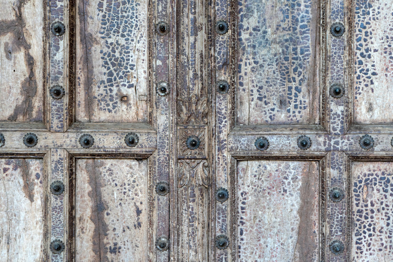 A Teak Indian Entrance Door