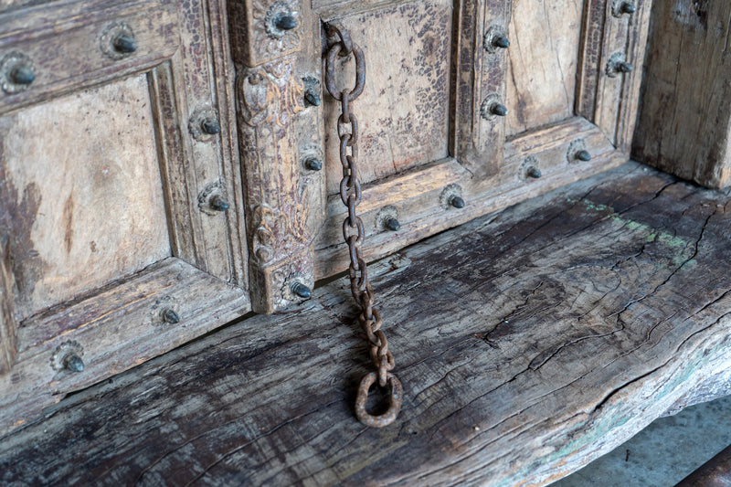 A Teak Indian Entrance Door