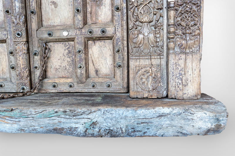A Teak Indian Entrance Door